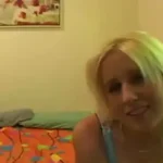 two horny lesbian blondes try out a dildo in their bedroom until orgasm 1733441176